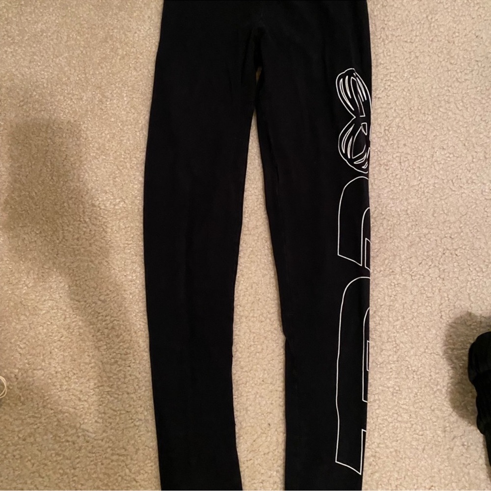 Aritzia TNA logo print cotton leggings